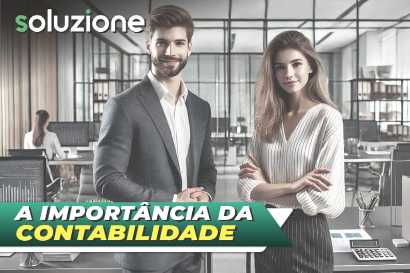 A importância da contabilidade para empresas - Imagem de contadores em um escritório de contabilidade moderno