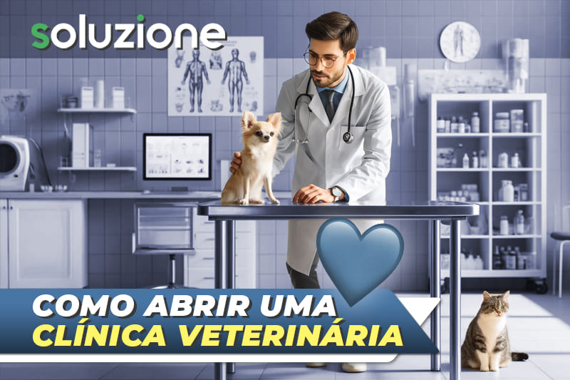 Como abrir uma clínica veterinária - Imagem de médico veterinário cuidando dos pets após abrir CNPJ
