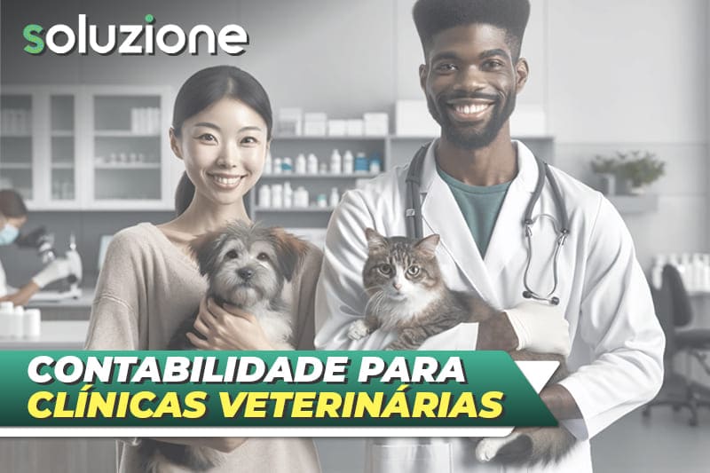 Contabilidade para Clínicas Veterinárias - Imagem de médicos veterinários segurando pets nos braços