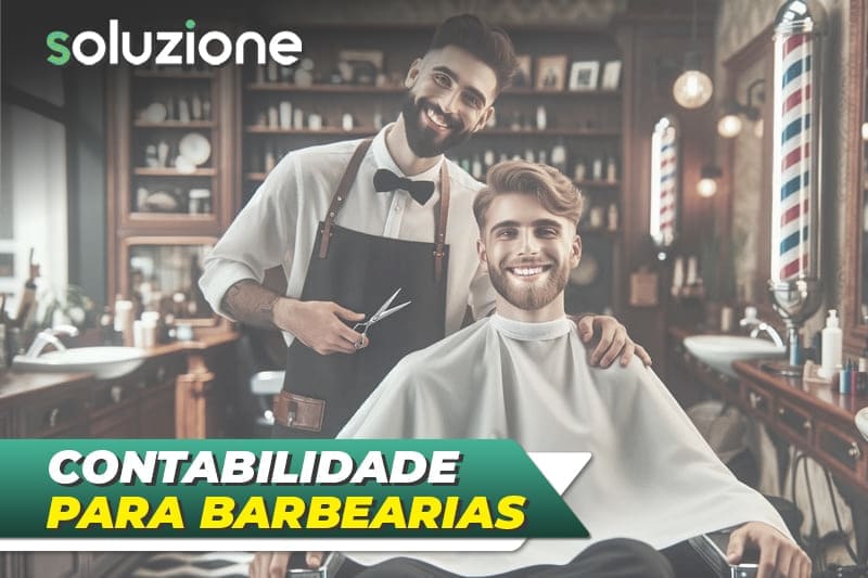 Contabilidade para barbearias - Imagem de barbeiro com cliente contador especializado em cabeleireiros