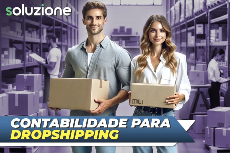 Contabilidade para dropshipping - imagem de casal fazendo compras pela internet no dropshipping