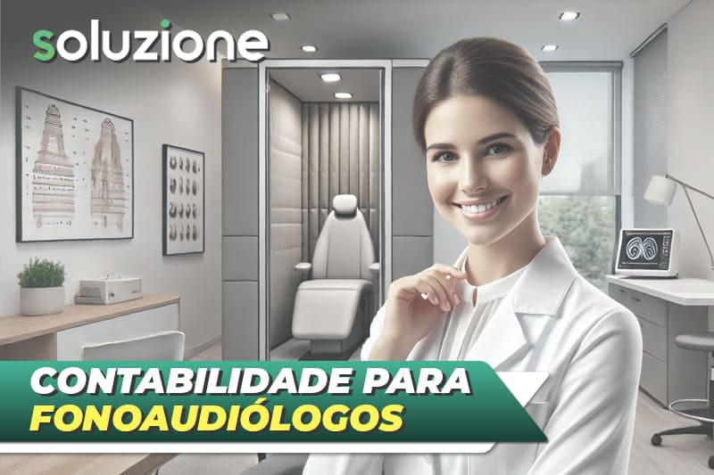 Contabilidade para fonoaudiólogos - Imagem de fonoaudióloga em seu consultório de fonoaudiologia