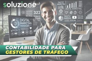 Contabilidade para gestor de tráfego - Imagem de gestor de tráfego feliz ao falar com um contador especializado em negócios digitais