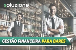 Gestão Financeira para bares - Imagem de empresário e barman sorrindo