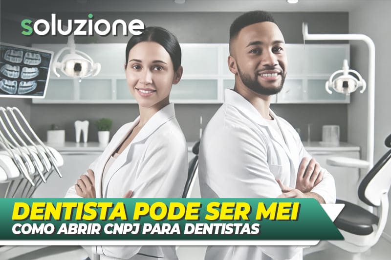 Dentista pode ser MEI - Imagem de casal de dentistas em uma clínica odontológica