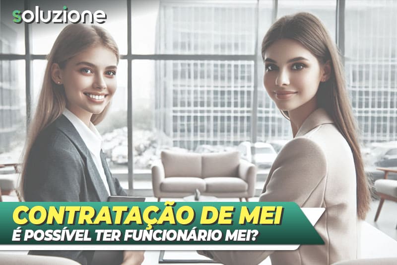 Contratação de MEI - Imagem de recrutadora e funcionária em entrevista para contratação