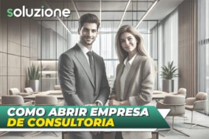 Como abrir uma empresa de consultoria - Imagem de consultores em escritório de consultoria moderno